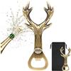LKKCHER Regali antler dei cervi, regali da cacciatore per donne e uomini, apribottiglie di birra, accessori da caccia, regali di Natale per donne e uomini, regali personalizzati per cacciatori, donne,