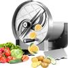 Anatole Affettatrice per Verdure Professionale in Acciaio Inox 0-13mm | Tagliaverdure e Frutta a Fette Manuale, 6 Ventose, Mandolina per Cipolle Pomodori Patate Limone Cappuccio Ristorante Case