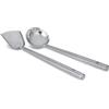 Craft Wok s/s 732W326 - Set con mestolo e spatola in acciaio inox con manici in acciaio inox per wok asiatici cinesi tradizionali