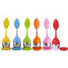 Cerioll Infusore Per Tè,Infusori Da Tè In Silicone,Set Di Infusori Per Tè In Silicone,6x Infusore Da Tè In Acciaio Inossidabile E Silicone,Filtro Per Tè In Silicone,Infusore Tè Silicone E Acciaio Inossidabile