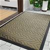 Yimobra Zerbino per porta anteriore, resistente per tutto l'anno, per ingresso della casa, garage e giardino, in gomma naturale antiscivolo, non stinge, 120 x 80 cm, beige