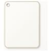 CLOVE Tagliere da Cucina Plastica Grande Verde per Cucina 30x40 cm 10mm Spesso Tagliere Senza BPA Bordo Antiscivolo Tagliere in Plastica Fermi Lavabile in Lavastoviglie (bianco crema, L)
