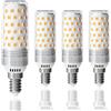 LUTW Lampadina LED E14, 10W Luce Calda 3000K, Lampadina Alogena E14 Equivalenti a 130W, LED Mais 1510LM, Non dimmerabile, AC 220-240V, 4 Pezzi
