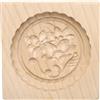 QUARKZMAN Stampo per biscotto in Legno 10cm x 10m Stampo per Biscotto in Legno Gardenia Strumento per Biscotto Intagliato Timbro Pressa Biscotto