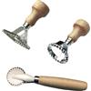 Josenidny Set di stampi per ravioli, con manico in legno, per ravioli, pasta, ravioli, ravioli, ravioli, ravioli, ravioli, lasagne