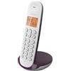 LOGICOM Téléphone fixe sans fil - LOGICOM - DECT ILOA 150 SOLO - Aubergine - Sans répondeur