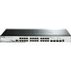 D-Link DGS-1510-28P/E, 28-Porte Layer 2/3 Smart Managed Gigabit Stack Switch (24x 10/100/1000 Mbit/s PoE Porti, 2x SFP, 2x 10G SFP+) - Solo cavo di alimentazione UE