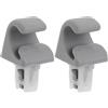 LT Easiyl Staffa a gancio per aletta parasole per auto, 2 pezzi, 74348-06030, compatibile con Camry 2002-2008, compatibile con Corolla 2003-2008