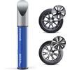 EVOOOR Pennarello di vernice per Tesla per il model 3 da 18 pollici/model S da 19 pollici - Riparazione DIY dei graffi da marciapiede con vernice abbinata (argento di mezzanotte)