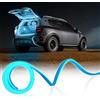 NHHEO Auto LED Striscia di Luce per il Tronco, 79Inch IP67 Silicone Lmpermeabile Striscia Luminosa al Neon Lncorporato, Taglio Flessibile Universale Luci Interne Auto(Blu Ghiaccio)