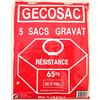 GECOSAC Borse per macerie, Sollevamento di carico, 65 kg, Universale, 60 x 100 cm