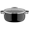 WMF Fusiontec Mineral Pro 0518635290 - Pentola a induzione, 24 cm, resistente, resistente ai graffi, adatta a tutti i piani cottura, Made in Germany, colore: Nero