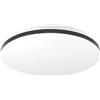 Eglo connect.z Smart Home LED Plafoniera Maltignano-Z, ZigBee + Matter, controllo app e voce Alexa, bianco caldo-freddo, RGB, dimmerabile, nero-bianco, Ø 33 cm