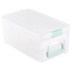 Vaessen Creative Scatola Plastica con Coperchio - 39 x 21 x 16,5 cm - per Pennarelli, Biglietti ed Eleganti Buste - Scatola per Biglietti Fatti a Mano e Scrapbooking - Incl. Inserto per Pennarelli