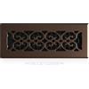 Decor Grates SPH310-RB Scroll 3x10 Registro Pavimento, Finitura Bronzo Lucidato