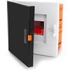 KOOP ELEKTRO Scatola dei fusibili, IP40, da incasso, piccolo distributore, 4 moduli, 1 fila, per l'installazione in casa