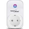 Green Blue GB155G presa intelligente telecomandata Android iOS Alexa Google Home Timer Wi Fi Max 2300 W 8 programmi (Disponibile in set di 2 e 3 pezzi) (1)