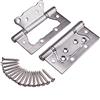 shopVG Cerniera per porta, in acciaio inox, 100 mm, con viti, 2,5 mm, antiruggine, 2 pezzi