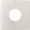 Heuskay Copertura Murale per Tubi, Flangia Divisa a Parete, Piastra di Rosetta Quadrata in Plastica ABS, Coperture Autoadesive per Piastre, 32 mm