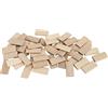 Garosa Tappi in Legno di Faggio 6x40mm, 50 Pezzi Tenoni Domino per Mobili e Cuciture, Accessori per Assemblaggio e Costruzione Telai, Forniture Falegnameria Artigianale