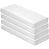 Jyvex 4 gomitoli di lana di ceramica per bioetanolo, 300 x 100 x 25 mm, spugna per camino, in ovatta e in ceramica, per bruciatori a bioetanolo, accessori per camino, per interni