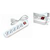Terryshop74 Multipresa ciabatta 3/4/5/6 posizioni 2500 watt presa shuko filo con attacco italia 10A (5 Posizioni)