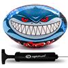 OPTIMUM Rainbow Twister, palla da rugby, bilanciata e reattiva per una gestione accurata e calci delle palle da rugby ad alte prestazioni, perfetta per allenamento e gioco, palla a 2 strati da 410 g,