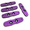FSO 5 x Catapult Slingshot Sacchetti in microfibra viola 45mm x 12mm Hunting Band Pouch