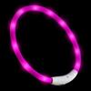 PRECORN Collare per tubodi sicurezza in PRECORN LED USB in silicone rosa luminoso di sicurezza ricaricabile