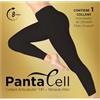 PANTACELL - Collant Anticellulite con Filato Emana FIR, Made in Italy, 90 denari, senza piedi (Taglia S-M, 40-42-44, Nero)