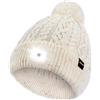 Wmcaps Berretto a LED, cappello con una luce integrata di tipo C ricaricabile, cappello da corsa ultra luminoso con 4 luci a LED, torcia per la testa, regalo per papà, mamma, Natale, unisex, caldo