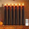 5 Candele LED Senza Fiamma Con Effetto Tremolante – Altezze 12.5-20 Cm, Color Avorio – Con Telecomando E Timer 2/4/6/8 Ore – Lunga Durata 600 Ore