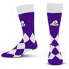For Bare Feet Unisex NCAA TCU Horned Frogs Big Diamond Team Color Socks OSFM
