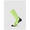 UYN S100254 RUN SUPER FAST MID Calzini Uomo Verde giallo 38