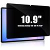 ToVioc 10.9" Pellicola Protettiva Privacy 180 Gradi per Samsung Galaxy Tab S10 Fe/S7/S8, Pellicola Protettiva per Tablet con Durezza 9h, Anti-Spy, per Galaxy Tab S10 Fe/S7/S8
