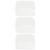 Exacompta - Rif. 61123D - Cartone da 3 raccoglitori orizzontali CRYSTAL, 3 armadietti, espositori da parete in formato A4, portadocumenti, cestelli da parete, dimensioni: 7,2 x 38,2 x 28,9 cm