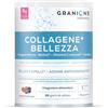 GRANIONS Collagene+ Bellezza in Polvere 260 g | 9 g Collagene Marino Tipo I | Acido Ialuronico + Biotina + Vitamina C + Enotera | Aroma Frutti Rossi | 26 Giorni | Senza Edulcoranti