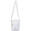 NIKE Jordan Adulto Borsa a tracolla 9A0722-601, Bianco/Oro