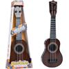 LUVDECO Ukulele giocattolo per bambini, 36cm Chitarra giocattolo con 4 corde regolabili, Strumento musicale ukulele per bambini, Mini Chitarra Musica Giocattoli Educativi per Ragazzo Ragazza Regali (D)