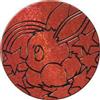 BB-Toy-Trades Compatibile con PKM TCG Pin Flipping Coin Shiny Trading Card Carte da Collezione Moneta con BB-Toy-Trades Protezione Spedizione - Sviluppi prismatici - Evoli Rosso