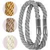 TopHomer 2 fermatenda magnetici per tende, colore grigio, con magnete, adatto per tende in tessuto, senza fori, per casa e ufficio