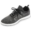 Isotoner Lace Up Indoor/Outdoor Sneaker Slipper, Pantofole Uomo, Carbone Scuro, 47 EU