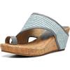 Donald Pliner Donald J Pliner Gyer, Sandali con Zeppa Donna, Jeans, 41.5 EU