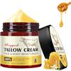 HOUSN Beef Tallow Creme, 100% Naturale Nutrito con Erba Sego di Manzo,Tallow And Honey Balm per Barriera Cutanea Rinforzata, Nutre profondamente viso e corpo 120g