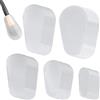 Tinoaly 40pz Copri Pennelli per il Trucco, Pennelli Cosmetici in Plastica EVA Custodie Protettive Antipolvere Protezioni per Trucco Viaggi e Conservazione (5 Misure)