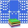 BoxLegend Piega Maglietta Adulti per t Shirt Piega Camicie Cartella per Vestiti Facile e Veloce per Piegare i Vestiti da Bambini Blu