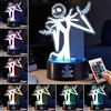 Get Trend Disney The Nightmare Before Christmas LED Luce Notturna, USB & Alimentato a Batteria Luci con 16 Colori, 4 Modalità e Luminosità Regolabile (Multi Jack Skellington)