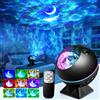 One Fire Proiettore Cielo Stellato per Bambini, Idee Regalo di Natale, Illuminazione Natalizia per Ragazze, 3 in 1 Luna Decorazione di Natale, Luci Notturne per Bambini, Telecomando, Proiettore Planetarium