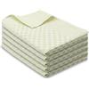 ZOLLNER 5 Strofinacci, 100% Cotone, 46x70 cm - Super assorbenti e robusti canovacci - Lavabili a 60°C - qualità gastronomica - certificati Oeko-Tex®, a quadretti verdi