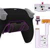 eXtremeRate Rise4 V3 Remap Kit Programmabile per ps5 Controller BDM-030/040/050,4 Palette Metallo Back Button Paddles,Tasti Aggiuntivi Cover Posteriore per ps5 Joystick-Nero